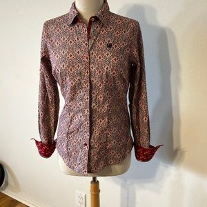 Women’s button down cinch rodeo shirt